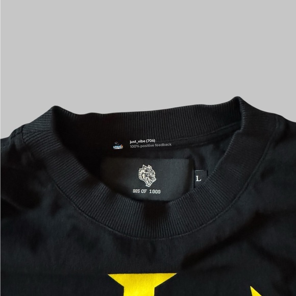 Darc Sport Gold’s Wolf Gym Premium Tee 665/1000 Men’s Large NWOT - Picture 4 of 4